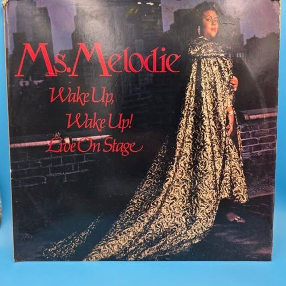 Ms. Melodie - Wake Up, Wake Up! / Live on Stage [1989 Used Vinyl Record Single